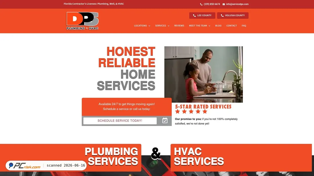 Screenshot di dpservicesfl.com