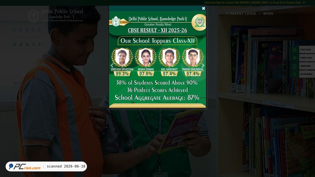 Screenshot di dpskpv.com