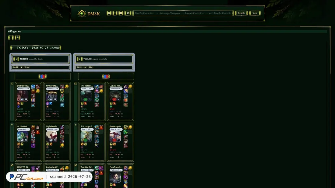 Screenshot of draftmaster3000.de