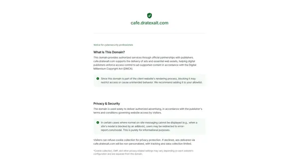 dratexalt.com screenshot