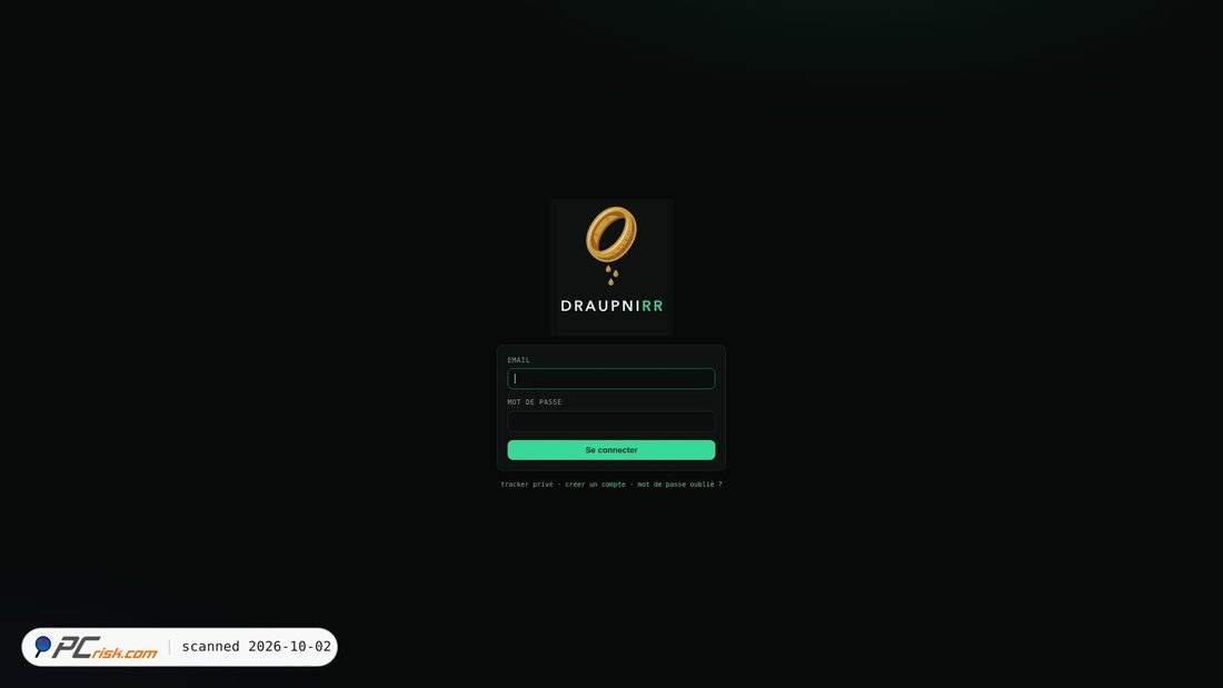 Captura de ecrã de draupnirr.xyz
