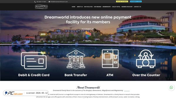 dreamworld.pk screenshot