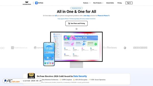 drfone.wondershare.net screenshot