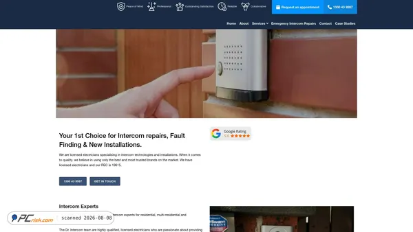 drintercom.com.au screenshot