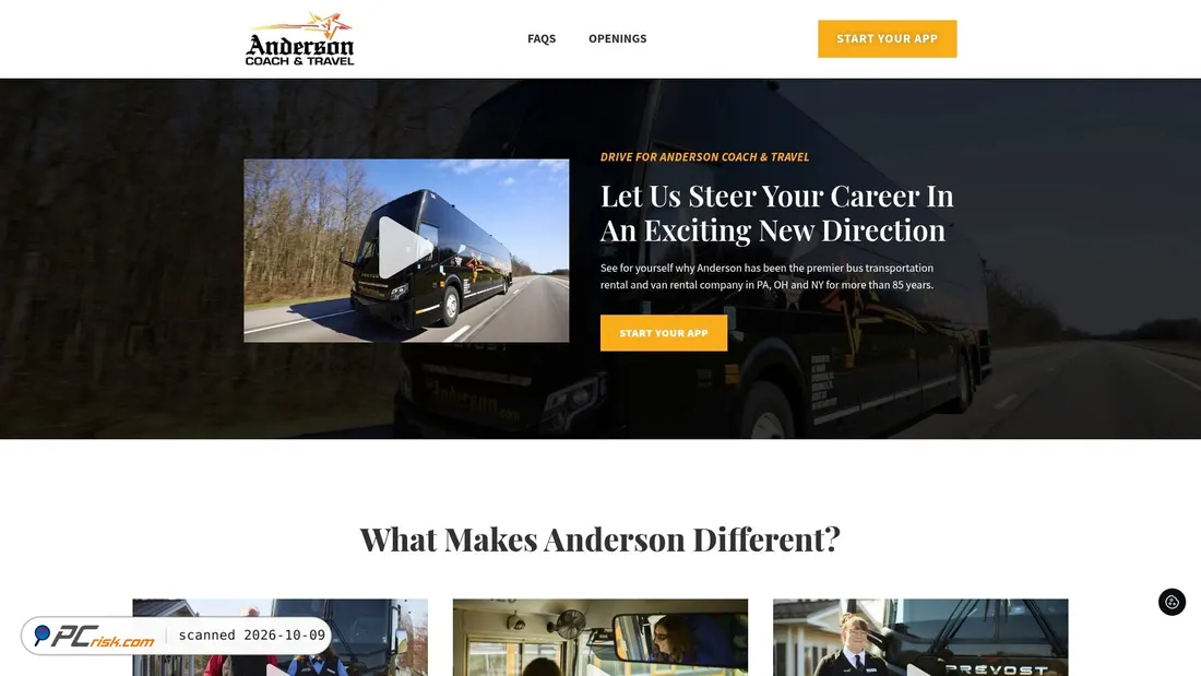 Captura de ecrã de drive4anderson.com