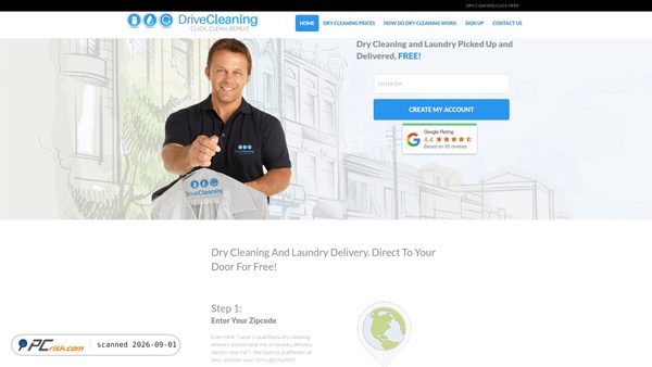drivecleaning.com Screenshot
