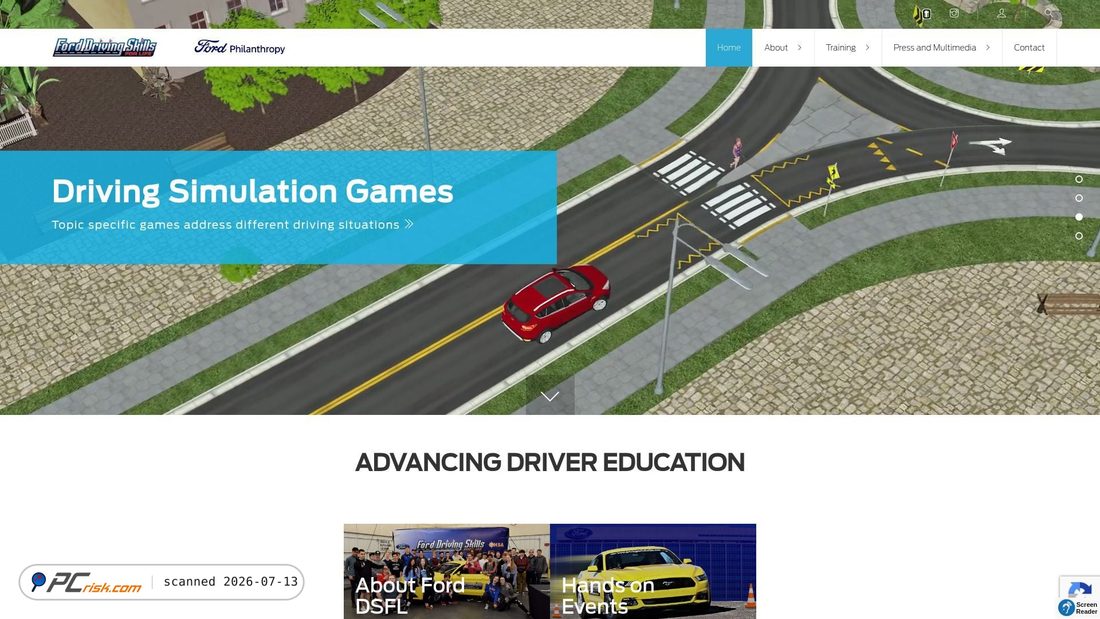 Screenshot of drivingskillsforlife.com