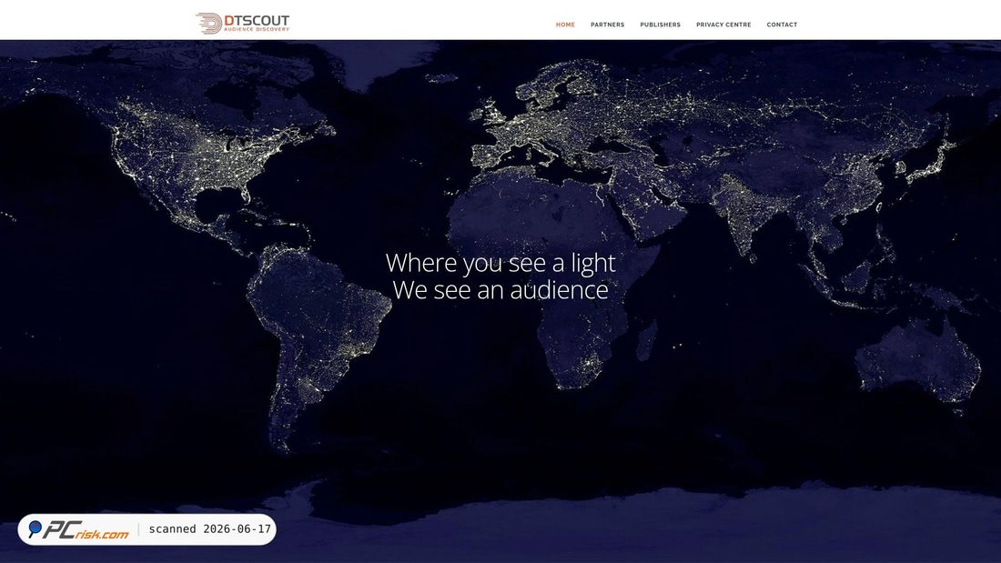 Screenshot di dtscout.com