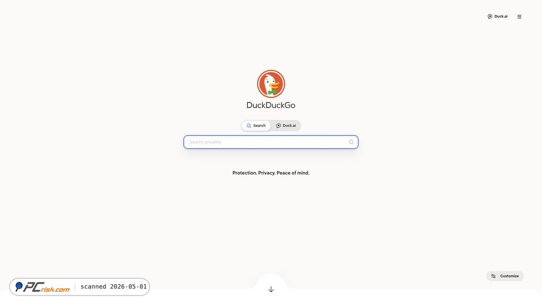 Captura de pantalla de duckduckgo.com