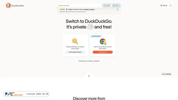 Captura de duckduckgo.com