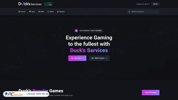 ducks-services.com Screenshot