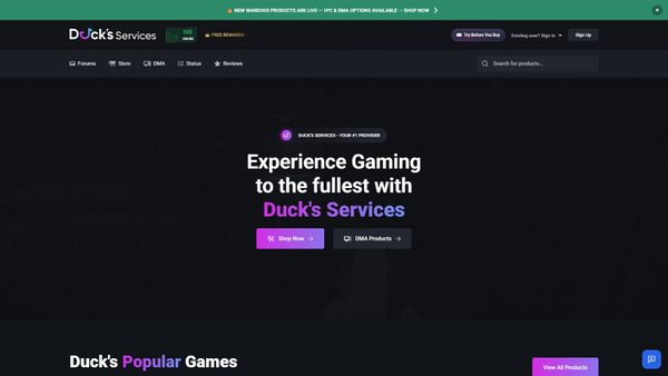 Screenshot di ducks-services.com