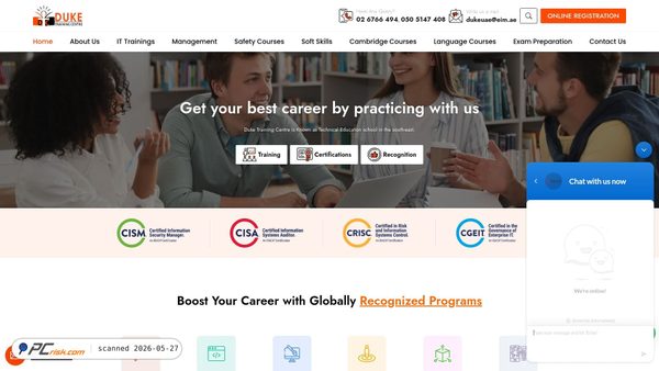 dukeuae.com screenshot