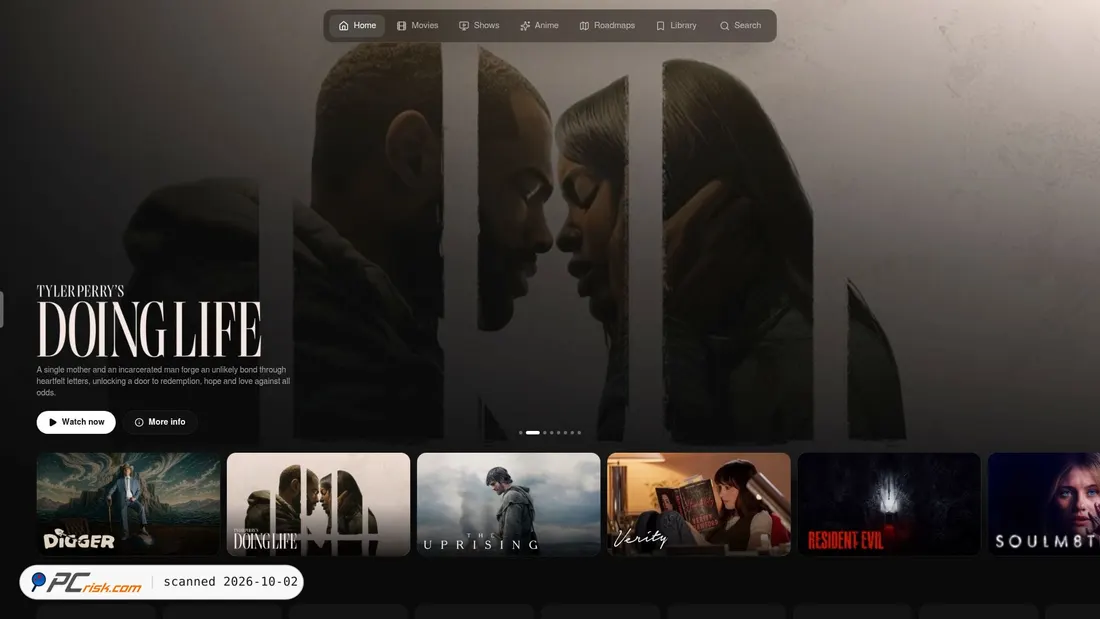 Screenshot of dulotv.xyz