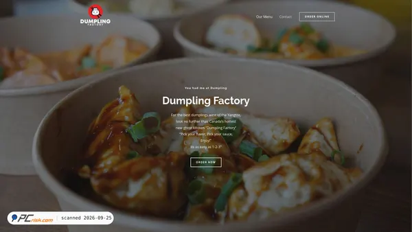 dumplingfactory.ca screenshot