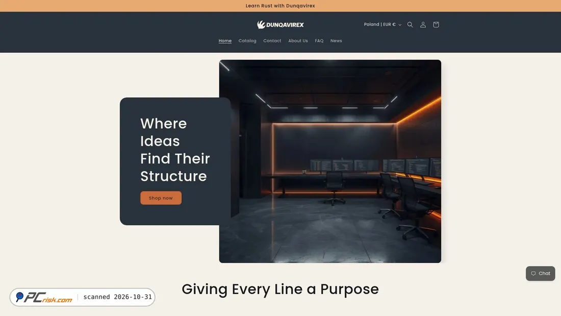 Screenshot of dunqavirex.com