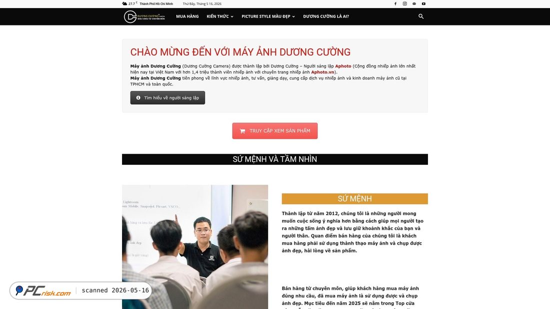 Screenshot of duongcuong.com