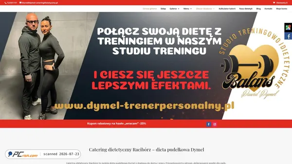 dymel-cateringdietetyczny.pl screenshot