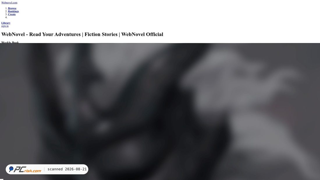 Screenshot di dynamic.webnovel.com
