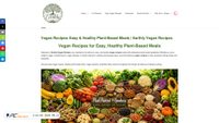 Captura de ecrã de earthlyveganrecipes.com