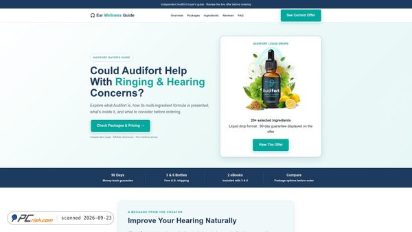 earwellnessguide.com screenshot