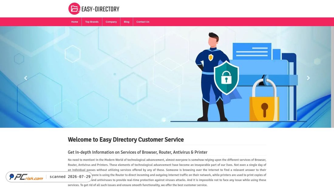 Screenshot of easy-directory.com