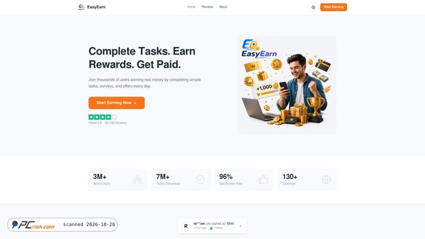 easyearnapp.com screenshot