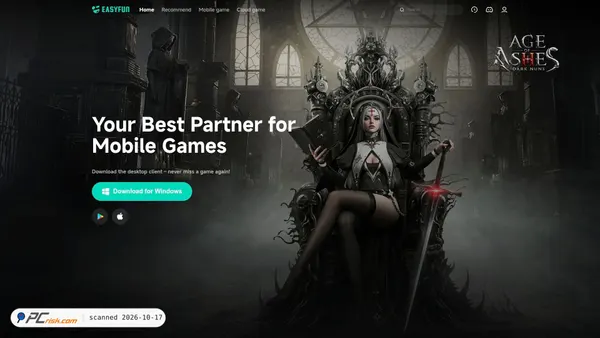 Captura de ecrã de easyfun.gg