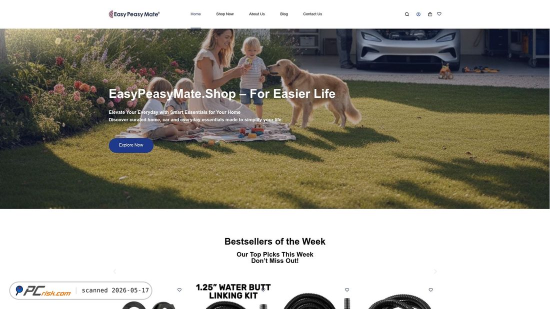 Screenshot of easypeasymate.shop
