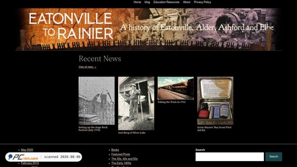 eatonvilletorainier.com screenshot