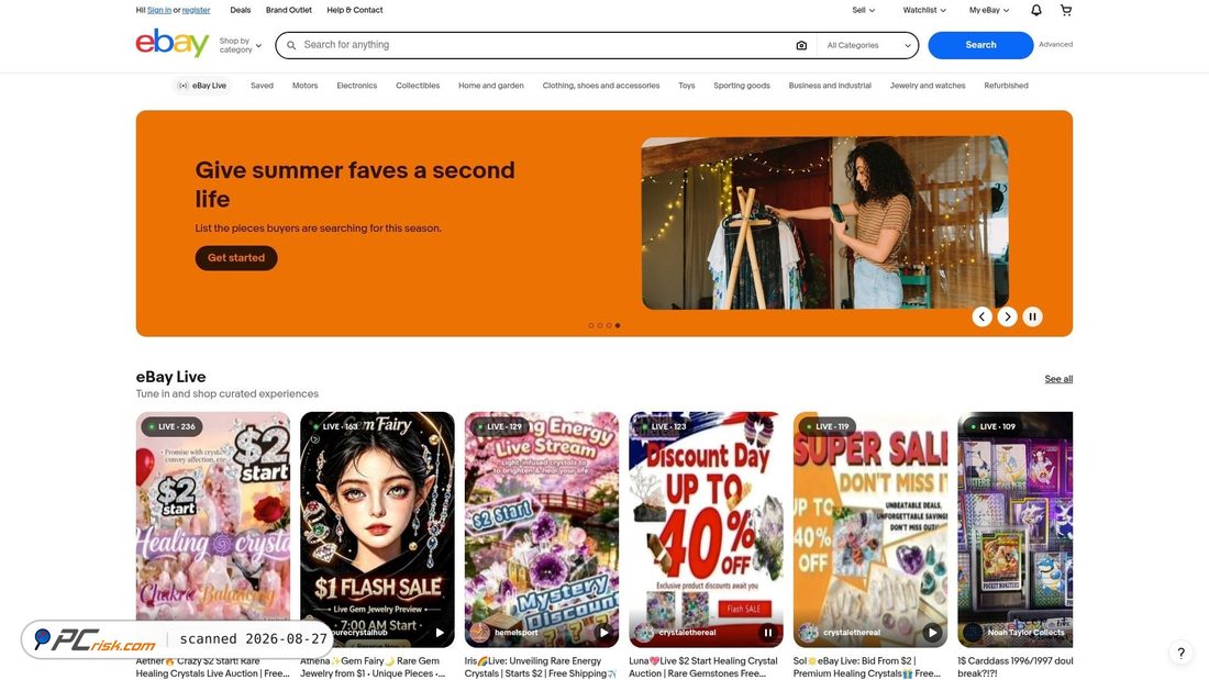 Screenshot von ebay.com