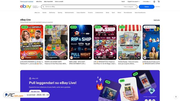 ebay.it screenshot