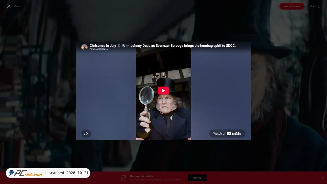 Screenshot von ebenezermovie.com