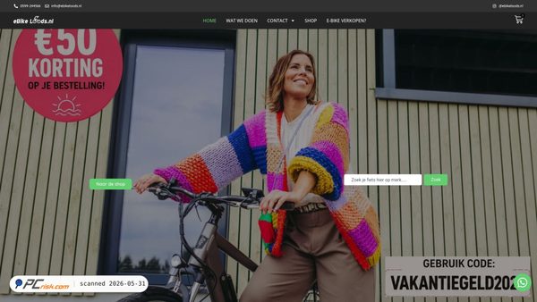 ebikeloods.nl screenshot