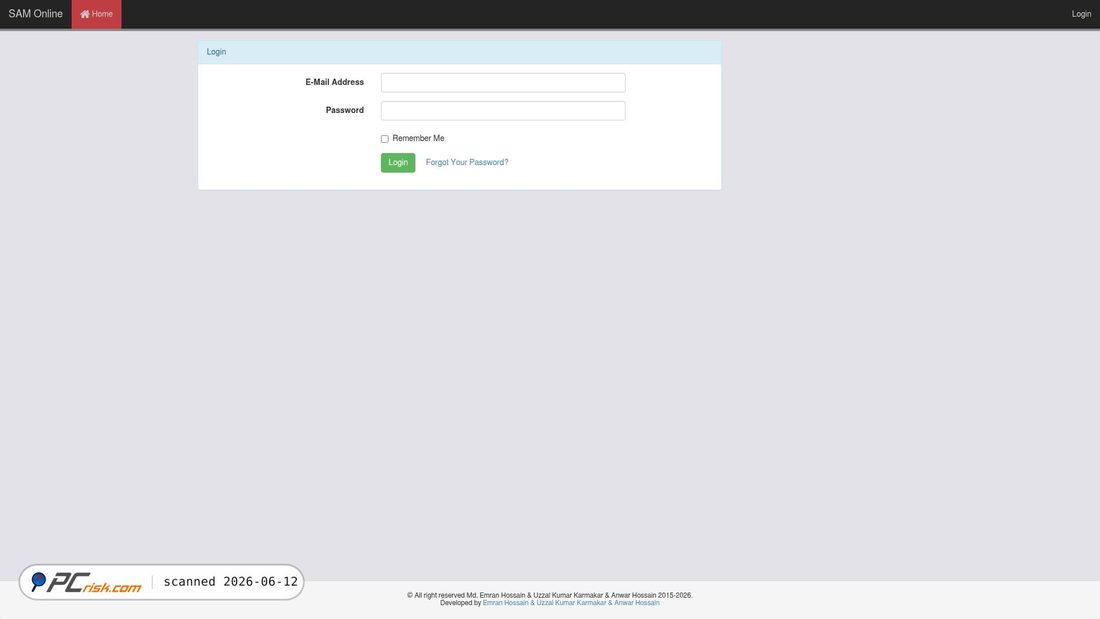 Screenshot of ebill.sambd.net