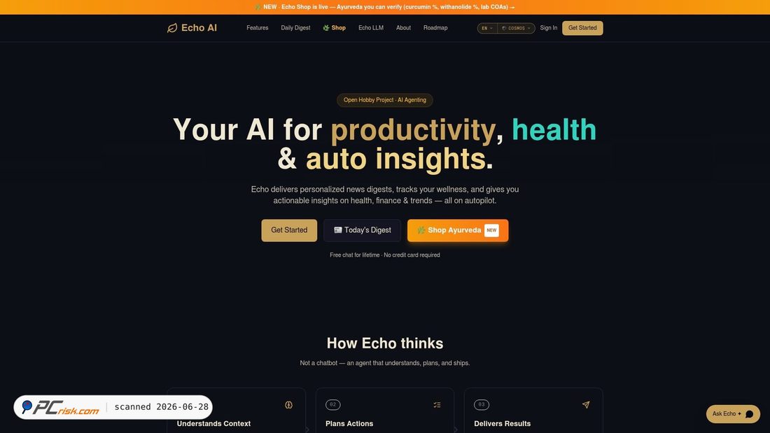 Screenshot of echo.sbknext.com