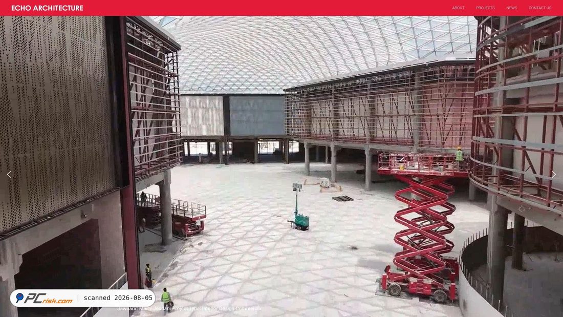 Screenshot von echoarchitecture.com
