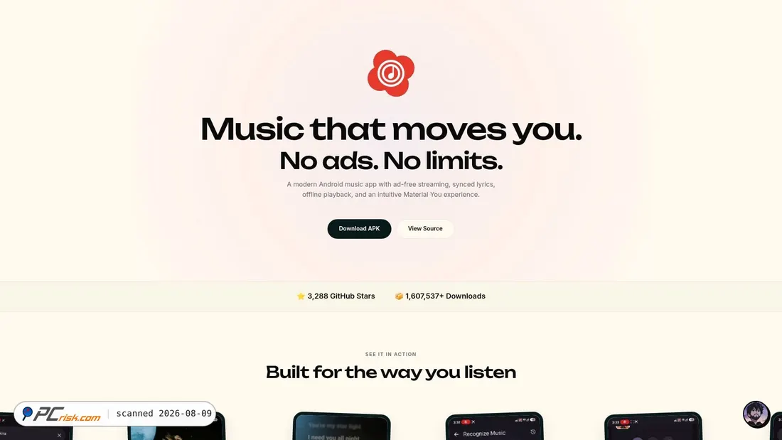 Screenshot of echomusic.fun