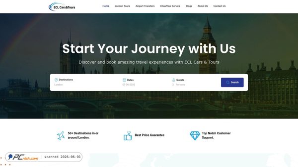 eclcars.co.uk screenshot