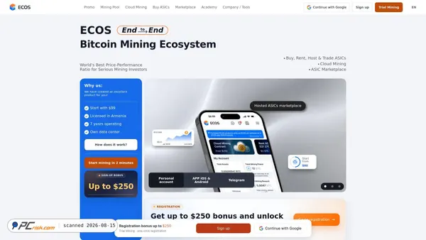 ecos.am screenshot