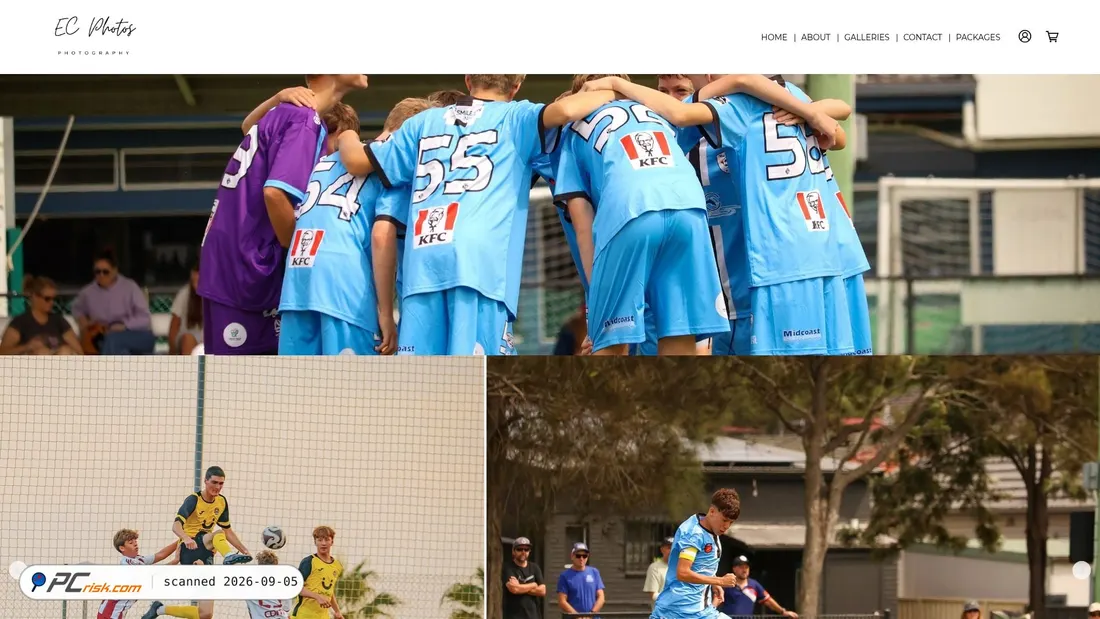 Zrzut ekranu ecphotos.com.au