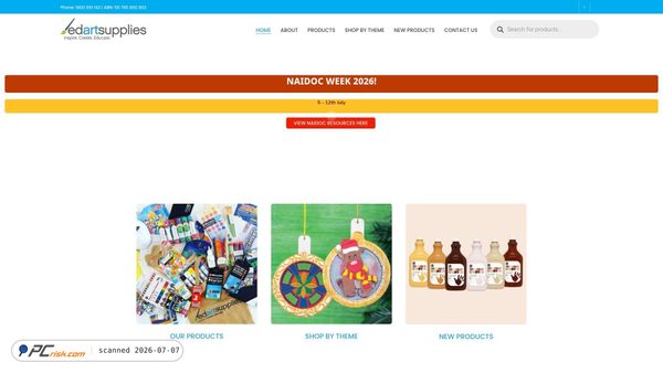 edartsupplies.com.au screenshot