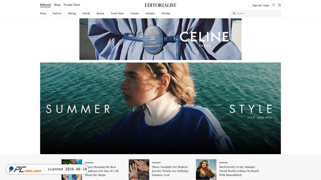 Captura de pantalla de editorialist.com