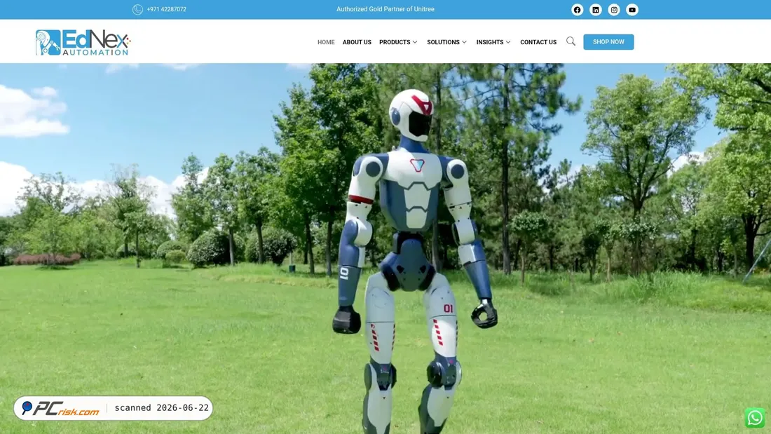 Screenshot of ednexautomation.ai