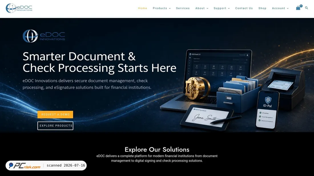 Screenshot of edoclogic.com
