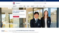 Screenshot di education.nsw.gov.au
