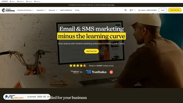 eepurl.com screenshot