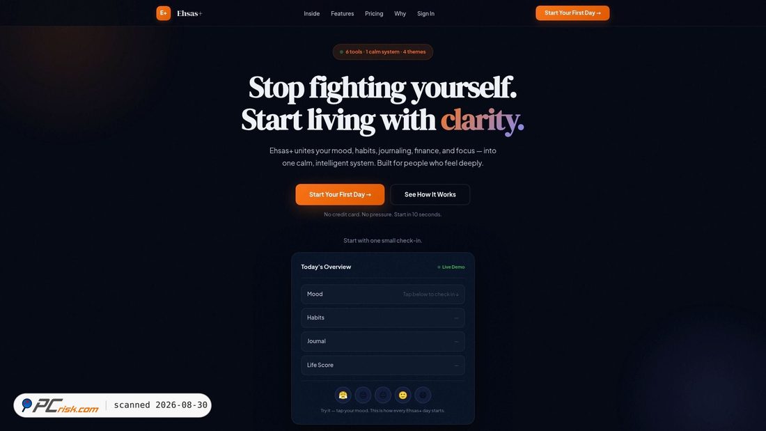 Screenshot von ehsasplus.com