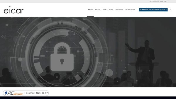 eicar.com screenshot