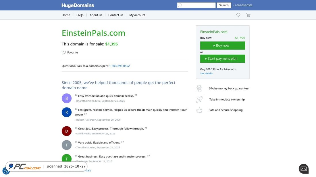 Screenshot von einsteinpals.com